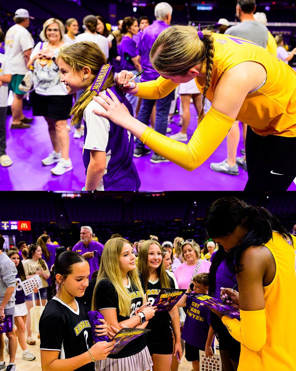 lsuvolleyball's tweet photo. Empower Women. Empower Girls. Empower the Game 🏐❤️‍🔥

Happy National Girls and Women in Sports Day! https://t.co/euihBrLREq