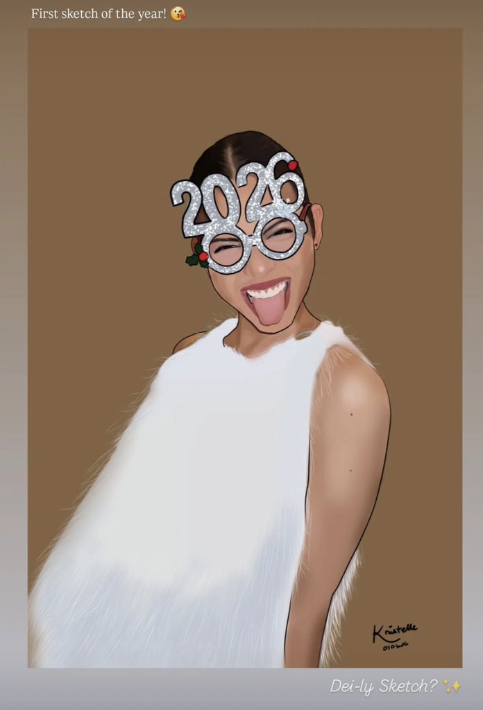 MaineCutie03's tweet photo. First sketch of the year! ✨
@mainedcm
#MaineMendoza
#DeilySketch
#DigitalArt
#NotAIGenerated https://t.co/eZx7EUAwxQ