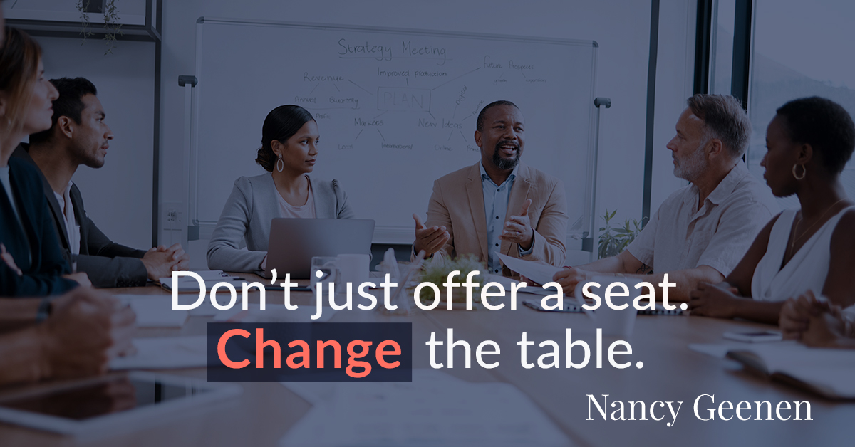 With so much division and uncertainty in our communities, it’s worth considering who feels like they belong and who still has to work to prove they deserve a seat at the table. 

Let’s see who is missing from the table and invite them in.
