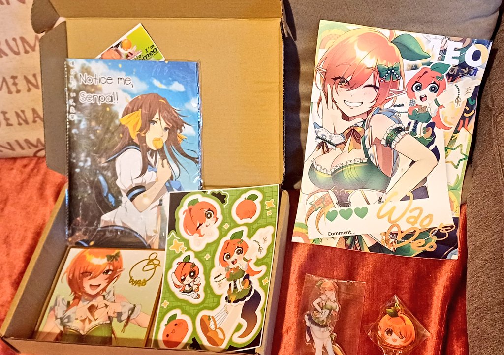 And finally it has arrived. Thank you so much, <a href="/meowao/">waomeo Ch. ワオメオ🍊| Commission Open</a> It's sooooo cute. I love it so much