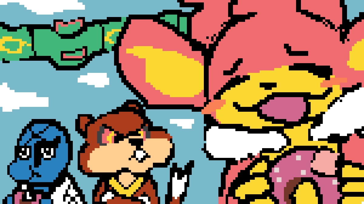 ゲーム内で描きますた
