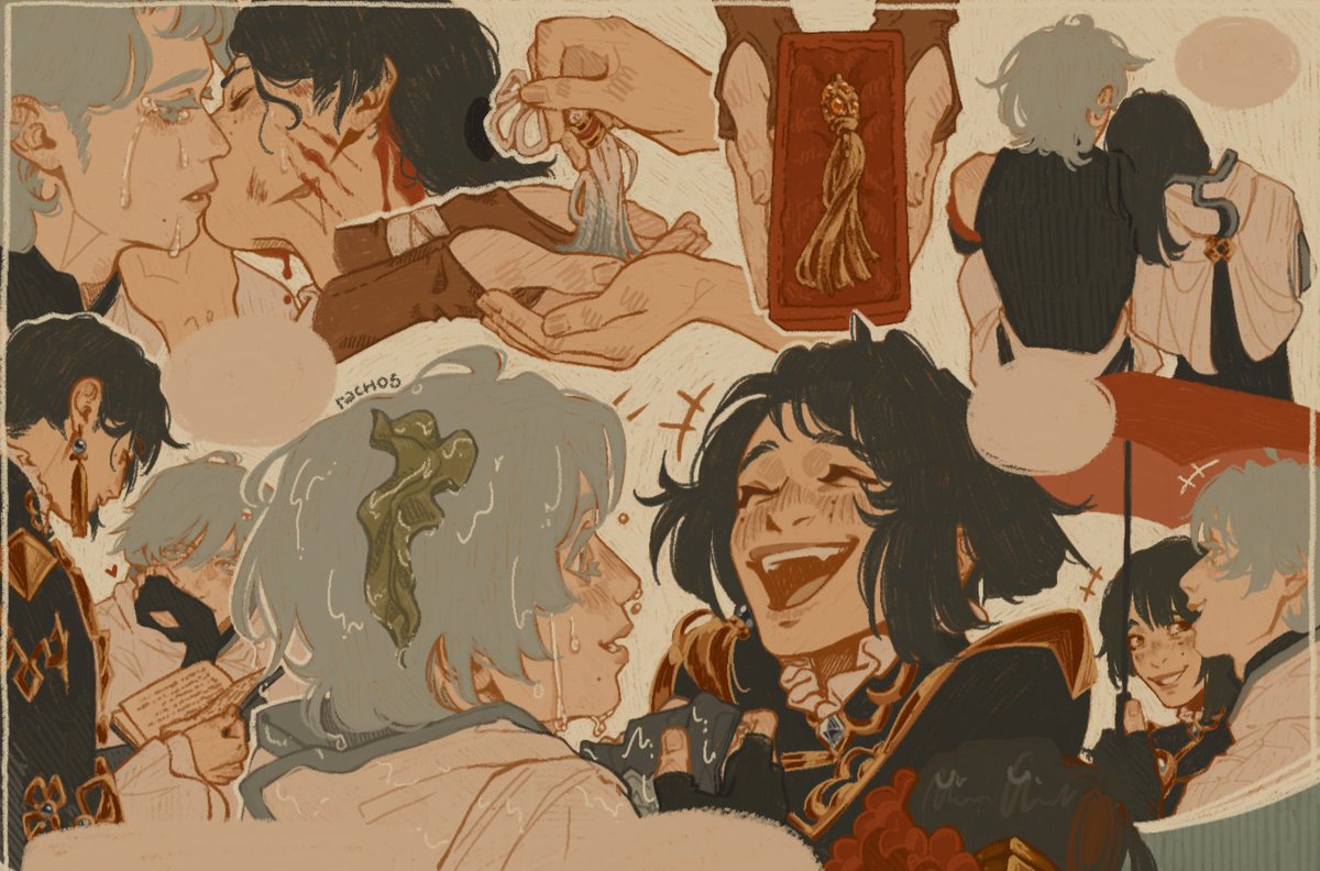 memories panel from my comic without effects
#xingyun