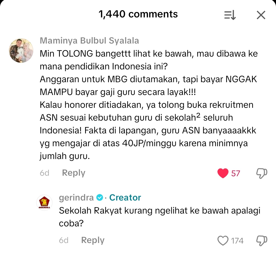 <a href="/Piyusaja2/">Mas P1yu🍉</a> admin najis satu itu emg kalo disinggung masalah pendidikan jawabnya pake sekolah rakyat mulu. ngga nyambung. persis wowok yg kalo ditanya apapun jawabnya embege teross