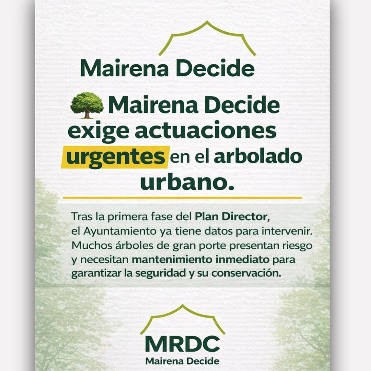 #mairenadelaljarafe #planárbol #URGENTE