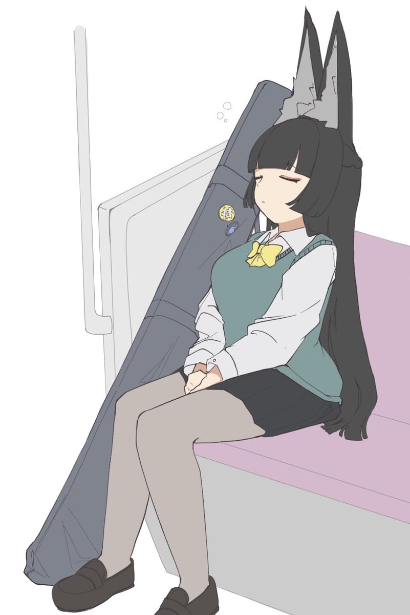 #ゼンゼロ
帰りの電車ですやすや雅