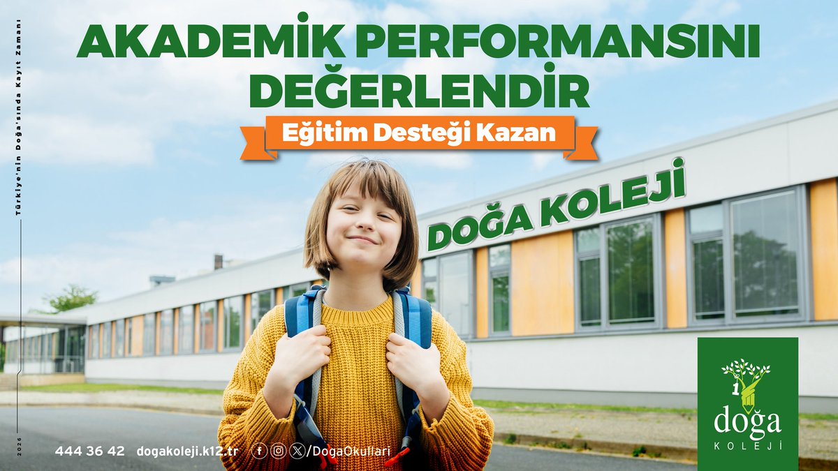 DogaOkullari's tweet photo. Doğa Koleji Akademik Değerlendirme Uygulaması’na katıl, eğitim desteği kazanma fırsatını yakala!

📌 4. sınıftan 12. sınıfa kadar tüm öğrenciler katılabilir.
📌 Adaptif ve hızlı sonuç veren sistem deneyimlenir.

Detaylar ve başvuru için: https://t.co/CB8A4kEbbK

#DoğaKoleji #DADU #TürkiyeninDoğası