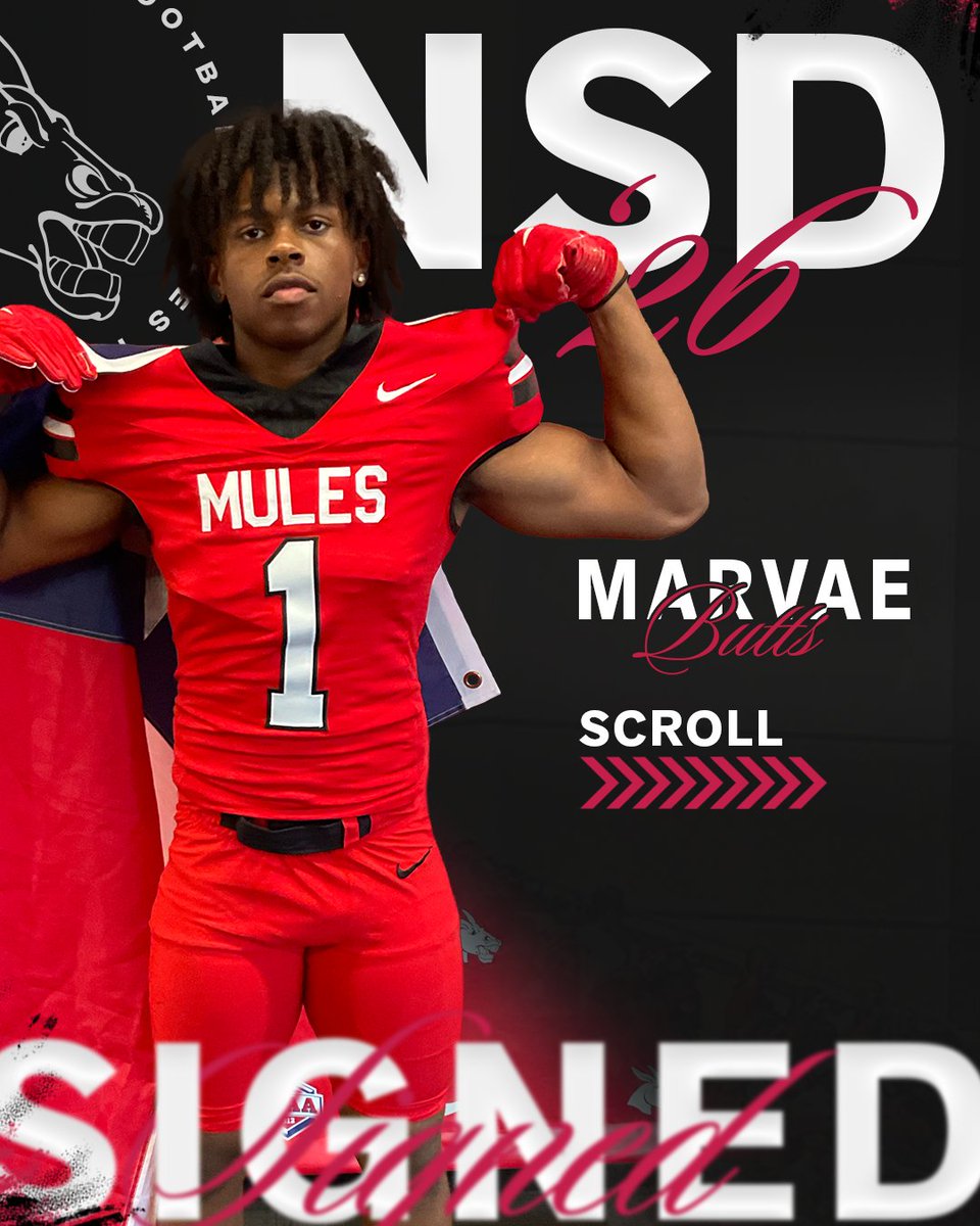 Mules Football tweet media