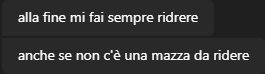 Forse il migliore complimento che mi abbiano mai fatto