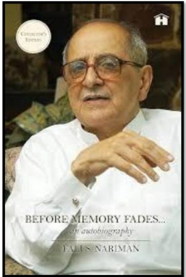 Book Name : Before Memory Fades - Fali Nariman, Eminent jurist
"It is always the intelligentsia that has both the capacity and inclination to rationalise tyranny. And so it was in India... He would not bow down to the tyranny and obvious might of Indira Gandhi." A damning