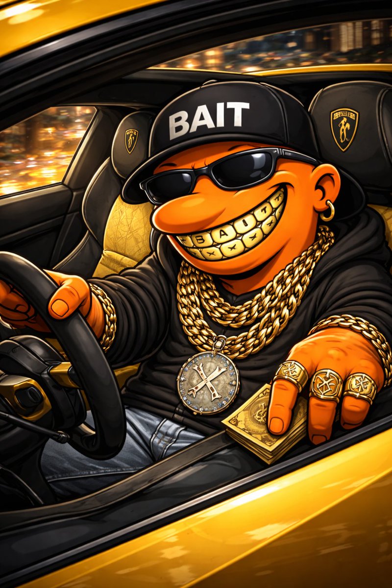 GM #XRPCommunity ✨️
Lambo dreams aren’t luck.
They’re patience, conviction, and timing.
BAIT didn’t chase candles.
BAIT stacked while CT laughed.
Now the ride looks different. 
Buy $XRP × $BAIT
Stay calm. Stay baited. 🎣

rGTnopFjup5mWBeCPVexX5FwXp1T4ignNS
#XRP #BAIT #XRPL