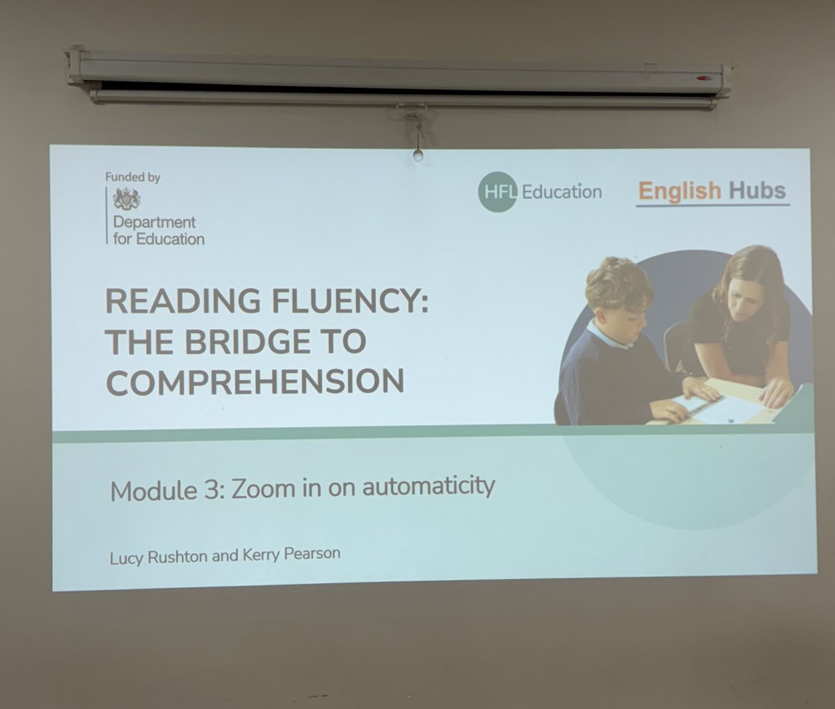 StWEnglishHub's tweet photo. 🔸Session 3 of our Reading Fluency: The Bridge to Comprehension programme is underway!
📢You can now register your interest in this yearlong DfE funded programme for 2026/27 ➡️
📩Email - c.clayton@stwenglishhub.co.uk
#ReadingFluency #SupportingSchools https://t.co/egY485o2Hh