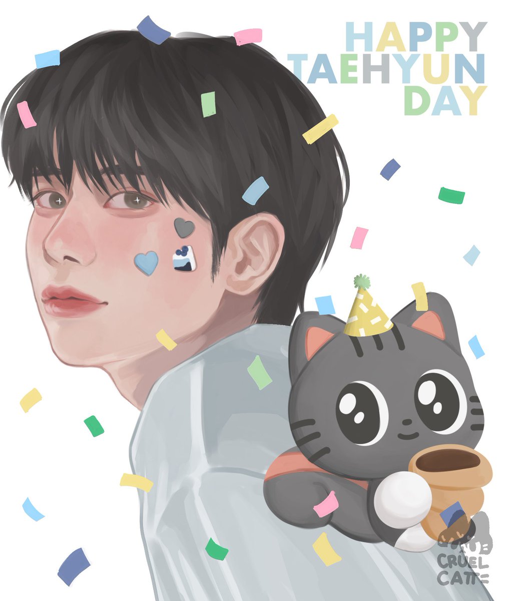 cruelcatt's tweet photo. 🎂 ⸝⸝ ᳐ʚ̴̶̷̷ ‧̫ ʚ̴̶̷̷ ᳐⸝⸝🩶
#텬냥이생일_모아가_축하한다고냥
#ForeverWithYouTH https://t.co/7TKOEuXKeE