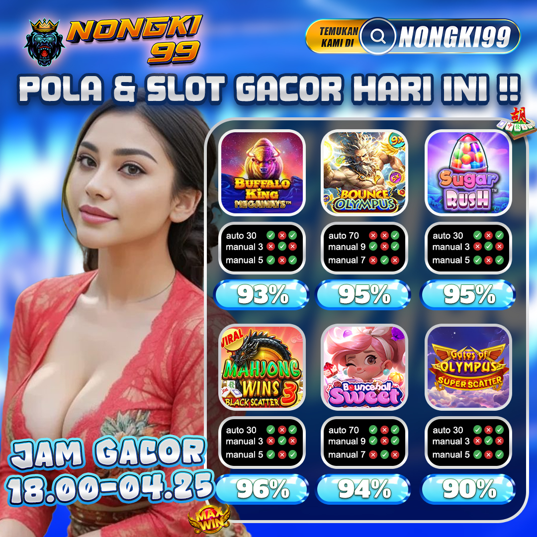 roollick's tweet image. SUDAH SIAP TARIK TUNAI BESAR?
💥 Link Situs Slot Gacor Hari Ini!!
🔗 cutt.ly/TtvL3lKn
💎 MAIN DI NONGKI99 - Situs Slot77 Terpercaya
✨ Server VIP Thailand Performa Indonesia
💰 WD Kilat Tanpa Limit Hanya Di Sini
📊 Update Pola RTP Gacor Malam Ini