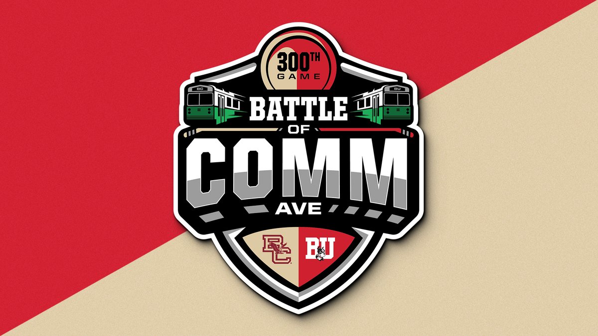 BC_MHockey's tweet photo. The best rivalry in college hockey began 108 years ago this week. On Monday, BC and BU meet for the 300th time in the Battle of Comm Ave.

📰 https://t.co/DJDPItwbN6 https://t.co/j66LX1yK6G
