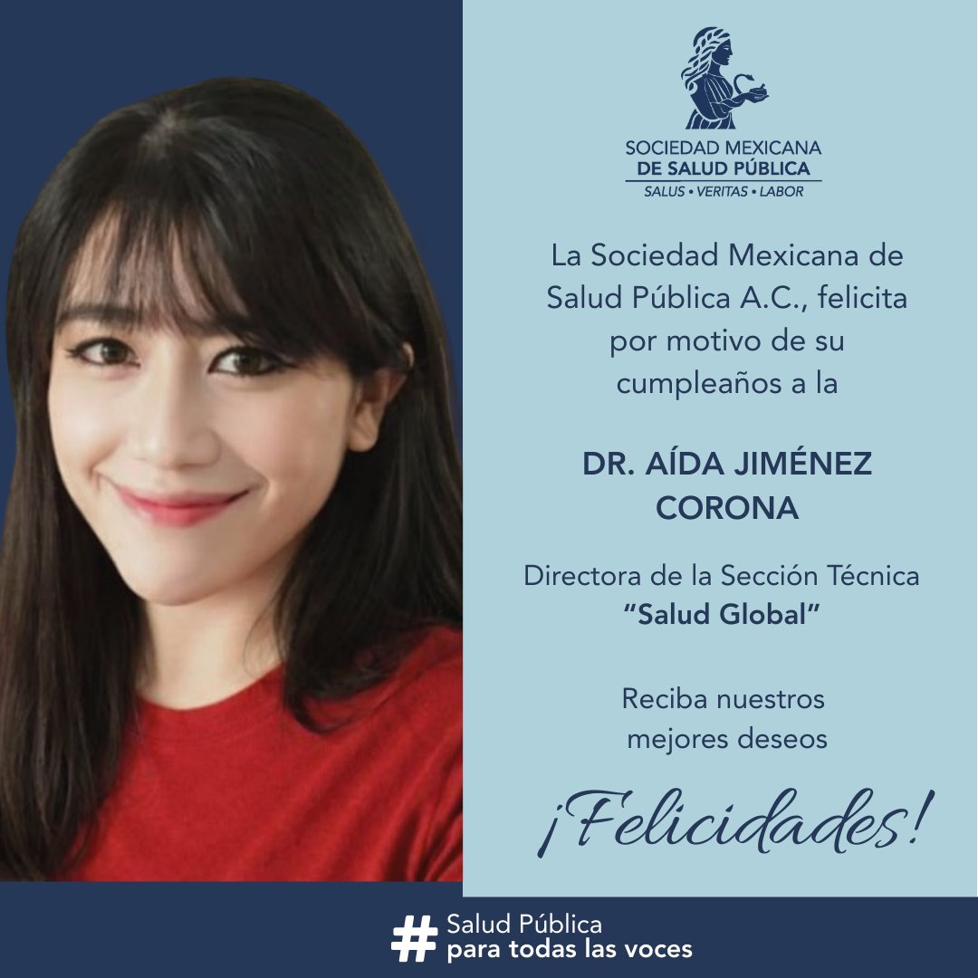 Sociedad Mexicana de Salud Pública tweet media
