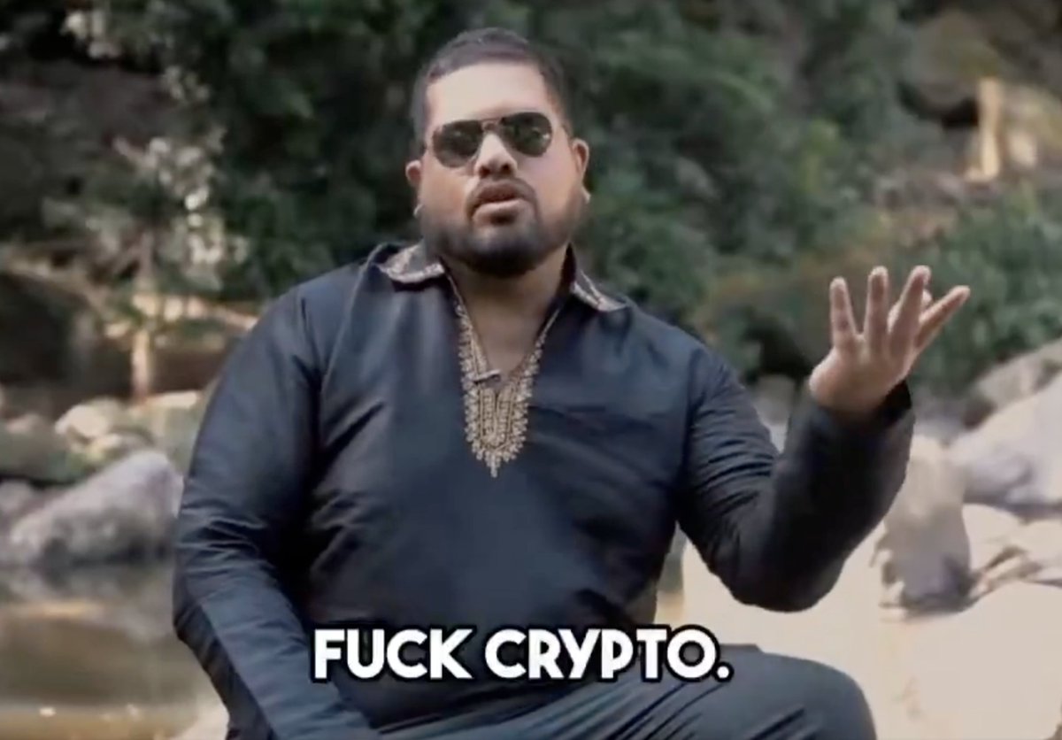 All cryptocurrencies are falling.

It's time.

This guy saying "Fuck Crypto" is a phrase everyone loves and viral.

$FuckCrypto
68ZmDLAGzRTQr8LWGNk23tGjr9wQihBFaxSP7qAjpump

x.com/TiffanyFong/st…