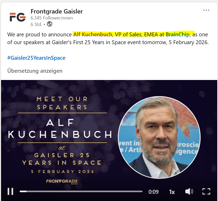MIAM_Schwan's tweet photo. So not only Sean Hehir/CEO, but also Alf Kuchenbuch/VP of Sales EMEA are invited as speakers 👍. Nice.
@BrainChip_inc #BRN #frontgrade https://t.co/r18HJMMdE4