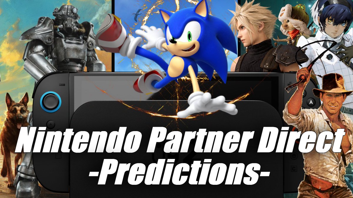 NateTheHate2's tweet image. Nintendo Direct: Partner Showcase Predictions: Fallout 4, Elden Ring, FF7: Rebirth, Monster Hunter Wilds &amp;amp; More

We share our thoughts on what third-party partners may announce for the Nintendo Switch 2 in this Nintendo Direct: Partner Showcase broadcast.

youtu.be/H8B7axb3JMY