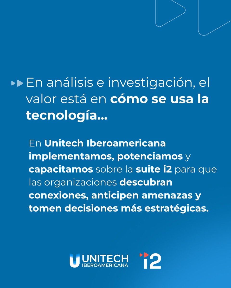 UnitechIbero's tweet photo. ¿Cómo lograr que tu equipo investigue mejor, en menos tiempo?

El problema no es la falta de datos, sino analizarlos y conectarlos mejor.

En Unitech Iberoamericana, partner de i2 Group, potenciamos i2 con experiencia y capacitación.

#i2Group #UnitechIberoamericana https://t.co/3LaHdZJBD9