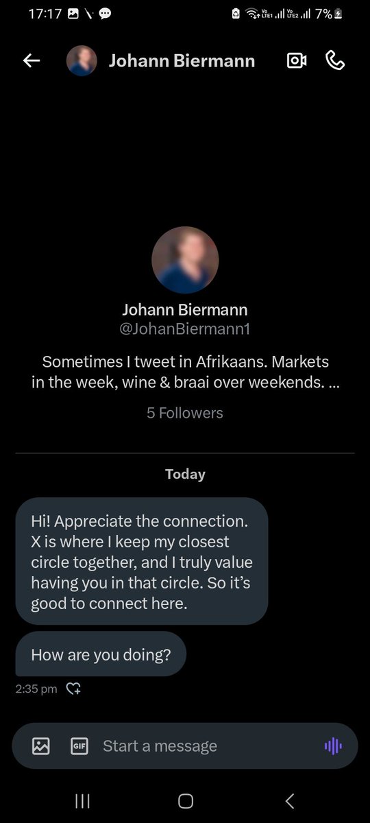BongaCengimbo's tweet photo. @JohannBiermann1 is this your or there's someone pretending to he you? https://t.co/sYCidBT3aW