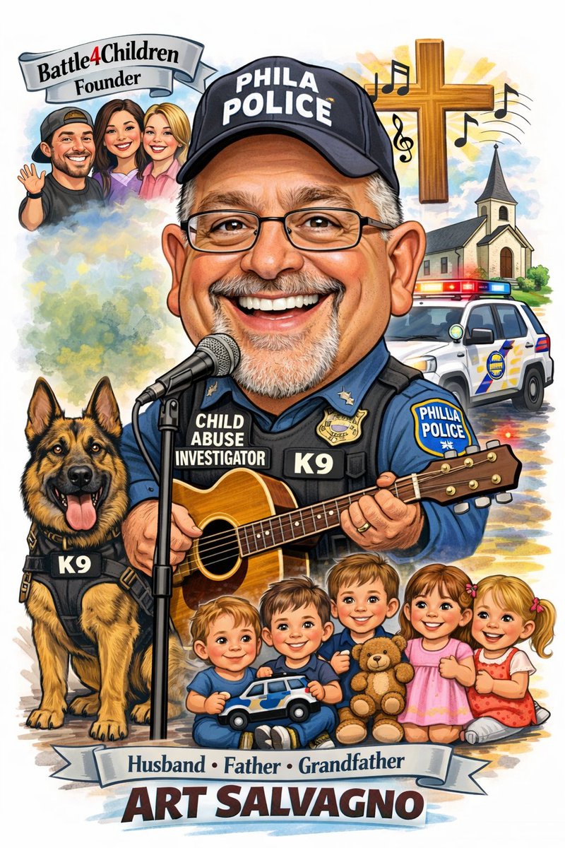 art3274's tweet photo. Taking a brief coffee break and tried what many of you are posting after asking Chatty (ChatGpt) to "create a characture from what you know of me." That's all.  #crazy  the K9 era was on the federal law enforcement side https://t.co/QFpR97xaC9