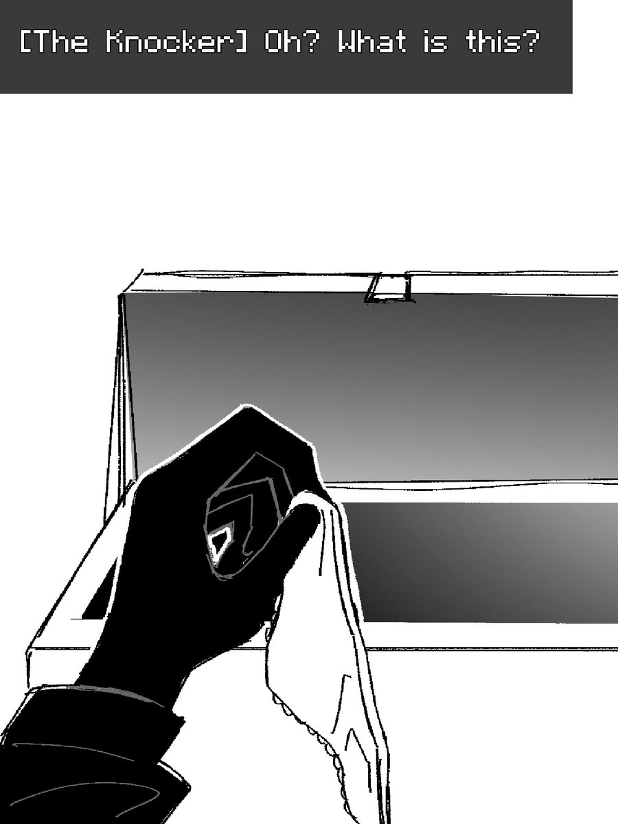 rqiinfall's tweet image. Knocker found a little something....

will draw a continuation soon ^^ 
#Minecraft #theknocker