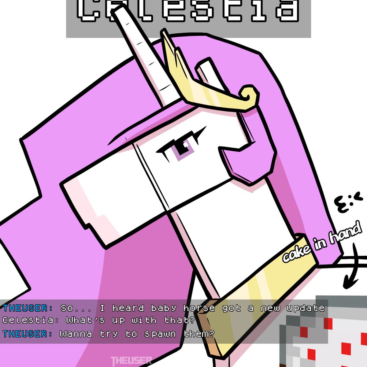 Day 4 Season 3 of Daily Celestia until I get a wife
"I told her there is a new Baby Horse update"
#mlp #princesscelestia #dailyart #bronies #ponyart #Celestia