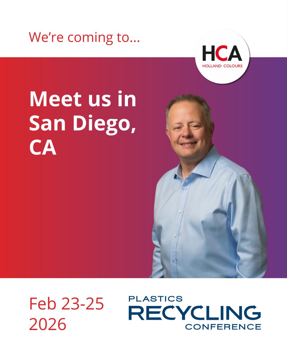 Will you be at the Plastics Recycling Conference 2026 ♻️? 

Join us and our partner SI Group to explore smarter colorant &amp; additive solutions across the PET value chain. See you on Feb 23-25! 

#PlasticRecyclingConference2026 #Sustainability #Innovation #Circularity