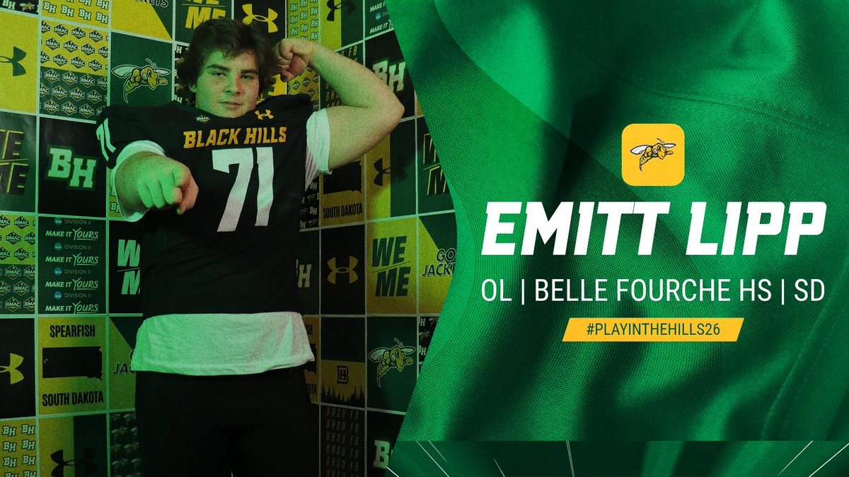 BHSUFB's tweet photo. Signed!
Emitt Lipp | OL | Belle Fourche HS (SD)
Paving the way from Belle Fourche to Spearfish!
@EmittLipp77 https://t.co/FzotGAsOCF