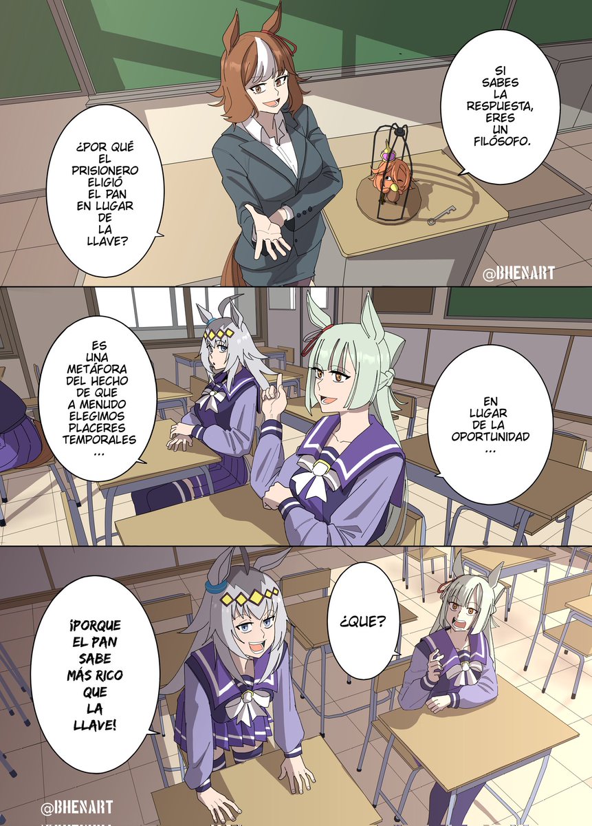 Oguri una gran mente para la umanidad 🤪 #umamusume #oguricap #bernoligth #fujisamamarch #fanart