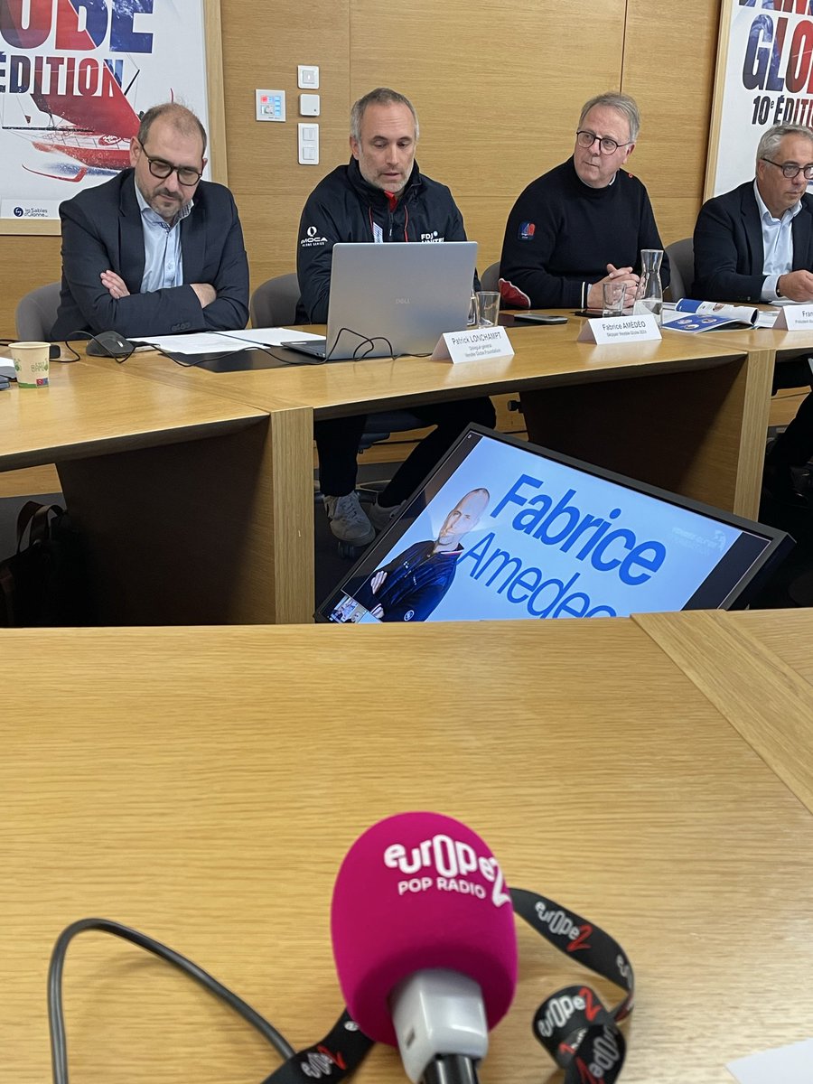 LudoLEJEUNE's tweet photo. 🐙⛵️🌍 Fabrice Amédéo (et son projet scientifique « Citizens of the sea ») fait partie des lauréats retenus par le Vendée Globe Foundation. Avec des capteurs, il mesure l’ADN du milieu vivant tout au long d’une course comme le #VG2028.
Bientôt en écoute sur #Europe2Vendée ! https://t.co/vmDzwBPeHs