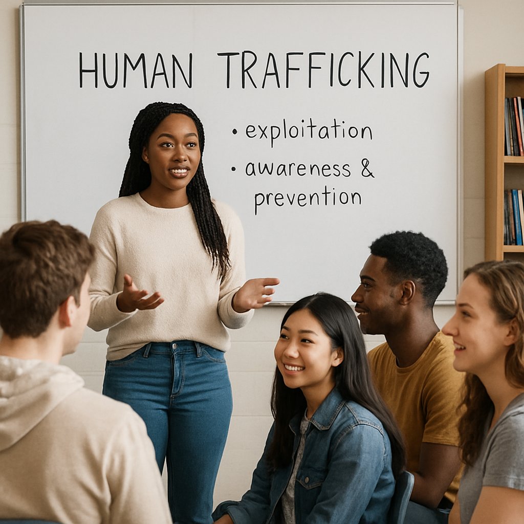 🎓🎓Education is one of the most effective ways to prevent human trafficking.
Teaching over 8,000 students &amp; community members last year how to recognize grooming behaviors, we empower them to protect themselves &amp; others. We’re just getting started.