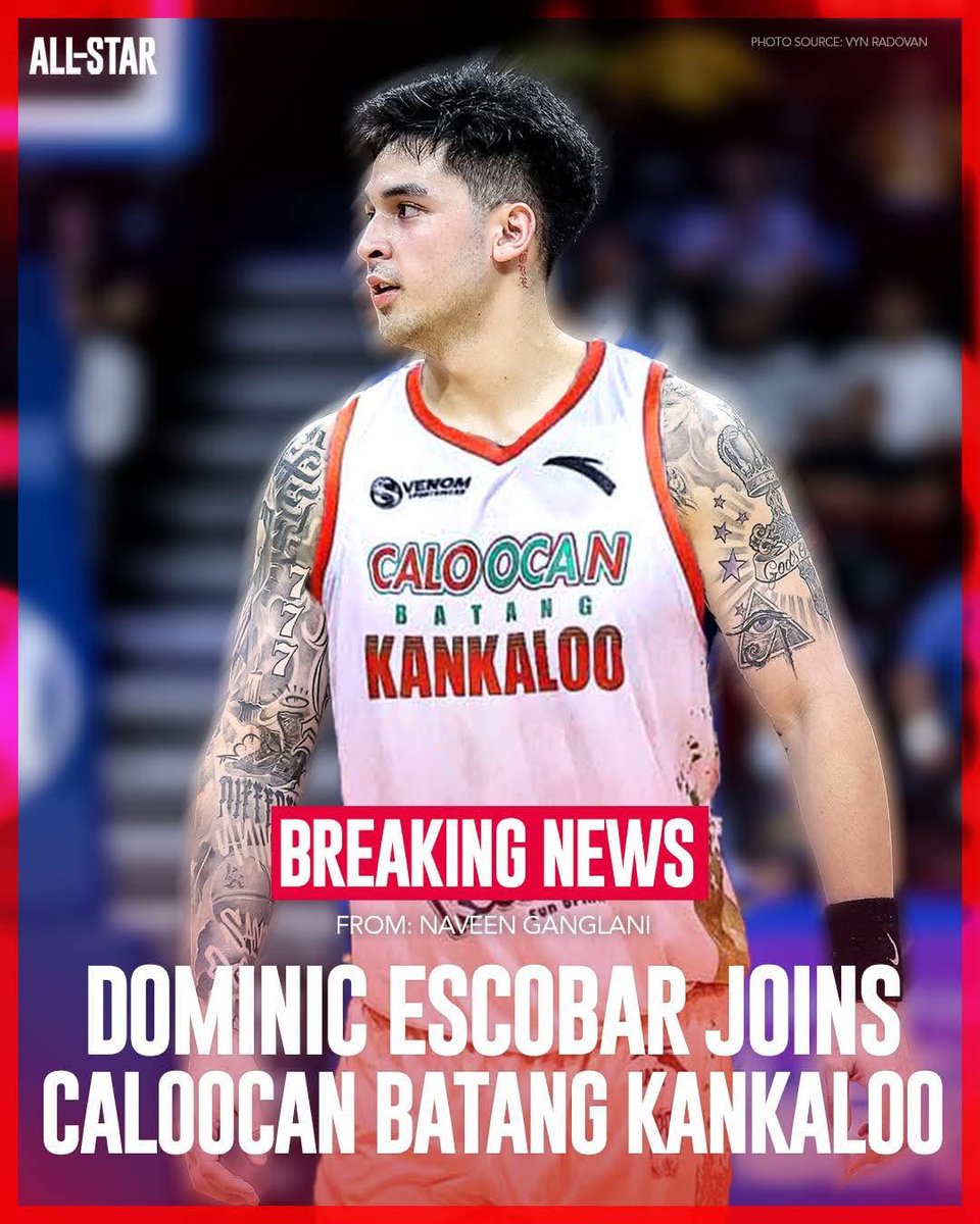 jc_angels3's tweet photo. JUST IN: Ateneo Dominic Escobar is coming back to the Philippines as he's set to sign with Caloocan Batang Kankaloo in the MPBL. 🦅💙 #Ateneo

#MPBL #BatangKankaloo #Caloocan #basketball #fblifestyles #JcAngelsCom 
📸 Naveen Ganglani https://t.co/AfA9vZjum2