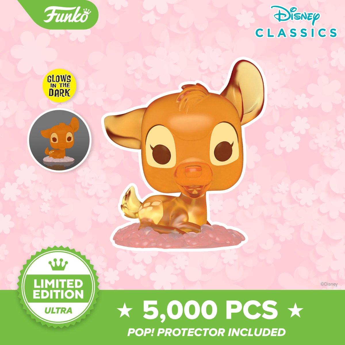 TeamPopFr's tweet image. 🇫🇷 #Micromania sera le revendeur exclusif en #France pour la prochaine figurine #FunkoPop de Bambi.

🔶 Micromania : xht.micromania.fr/?P3CB05892AB16…

Cette édition spéciale Glow in the Dark brille dans l’obscurité et promet de devenir une pièce très recherchée par les collectionneurs.