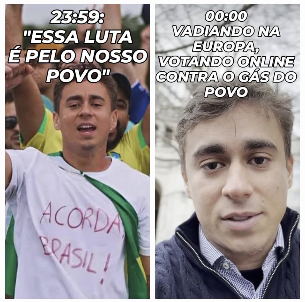 jonasdiandrade's tweet image. Só engana trouxa.