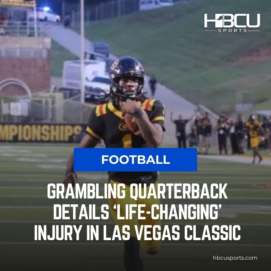 HBCUSports's tweet photo. C’zavian Teasett suffered an injury during this past October’s HBCU Las Vegas Classic.

The nature of the injury remained undisclosed for months. Now, the QB is explaining what happened and reaching out for help. 

DETAILS: https://t.co/ZXnwmbzpjm https://t.co/cUNK13yodt
