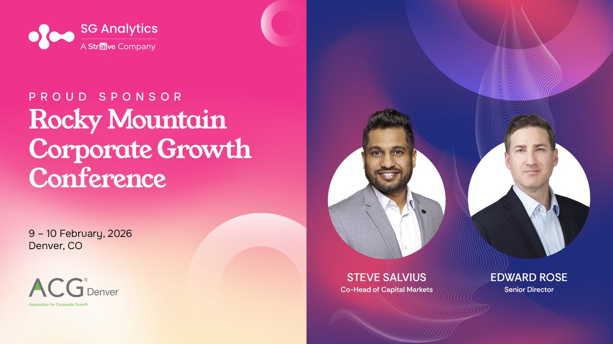 SG Analytics tweet media