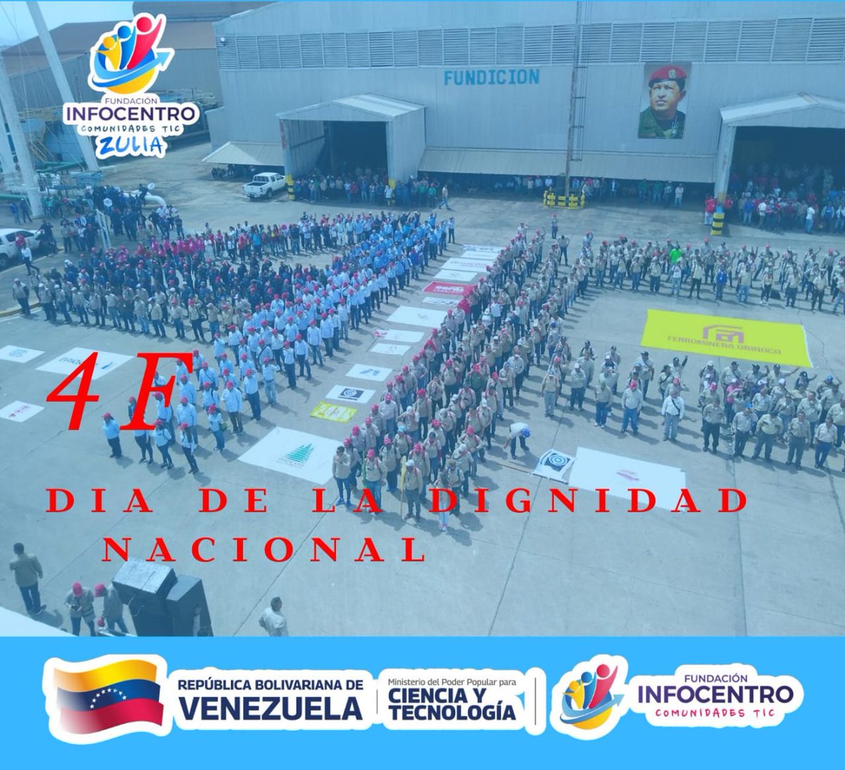 InfocentroCpp's tweet image. Hay días que  definen el destino de una nación, y el 4 de febrero es, sin duda, el  latido más fuerte de nuestra historia reciente. ❤️🇻🇪

#Venezuela #DignidadNacional #4Feb #Identidad #OrgulloVenezolano #Unión #infocentroaldía