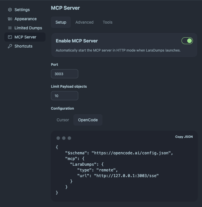🚀 LaraDumps MCP Server is now available in v4.11.0!  

Ask like it:  

“Analyze the last SQL query and suggest optimizations” 
“Explain and fix the last exception captured by LaraDumps”  

👉github.com/laradumps/app/… 

Do you like LaraDumps? 
👉github.com/sponsors/luanf…