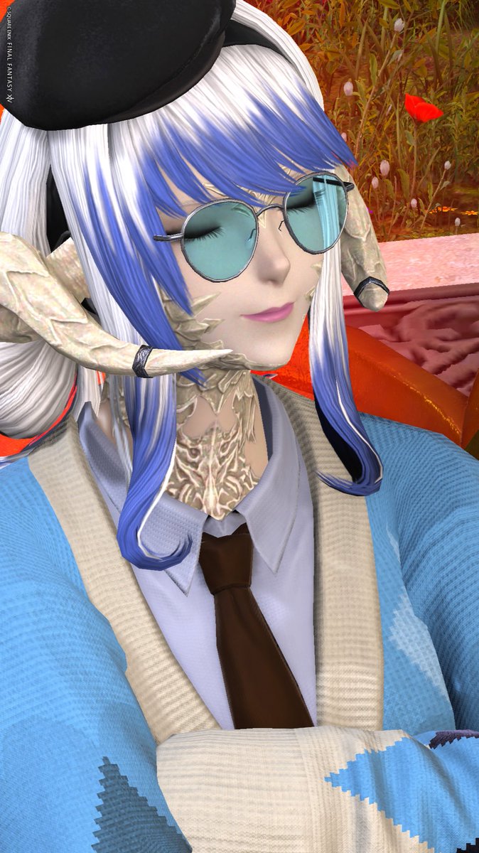 おやすみなさい( ⌯₄⌯) ᐝ #おやウラ #アウラ #前角倶楽部 #FF14