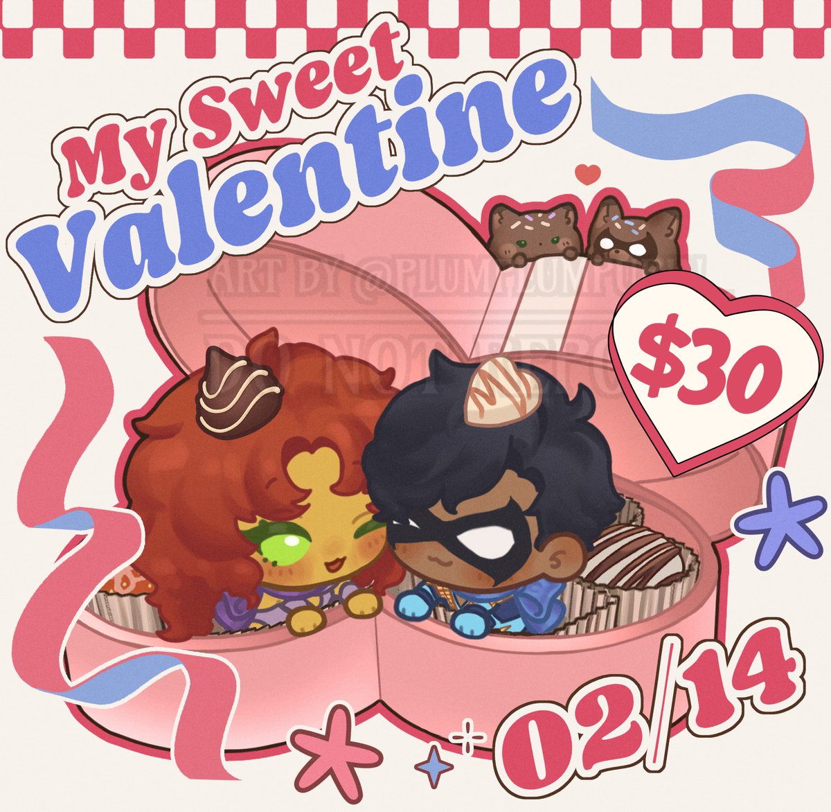 plumplumpurin_'s tweet photo. 🍫VALENTINE YCH "My Sweet Valentine" 🍫

Slots available: 5/5

Hello, I'm opening a chibi couple YCH for Valentine's Day! If you are interested, send me a DM!

Details below ↓ 
[♡ and ↻ are appreciated!] https://t.co/k0bBbzQxFY