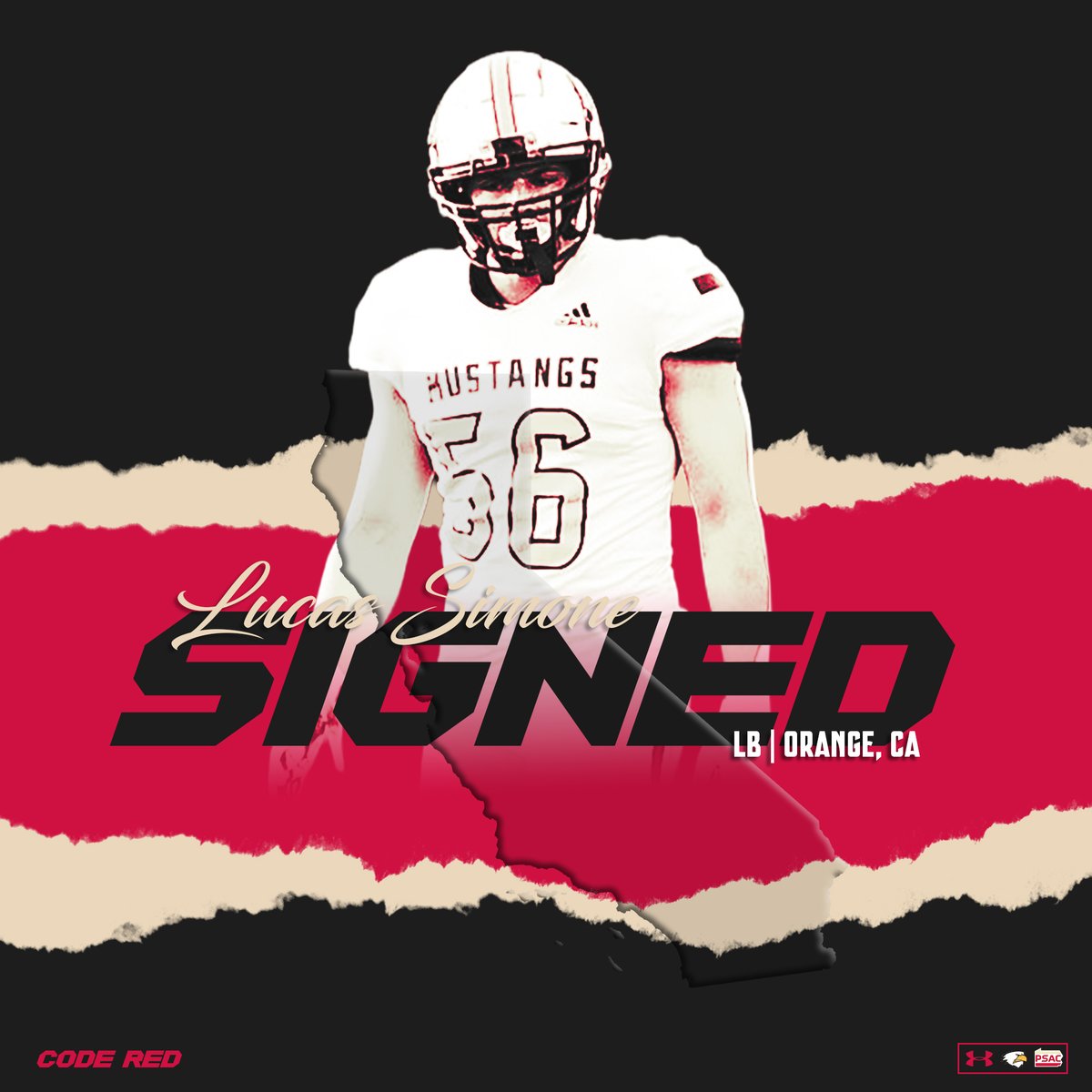 SHU_FBALL's tweet photo. Welcome, 2026 Seton Hill Griffin Signee Lucas Simone ( @LucasSimone_). From the West Coast to Seton Hill - Fast, Physical, and all over the field. #STICK2THECOD6 https://t.co/ARxIpVgqKr