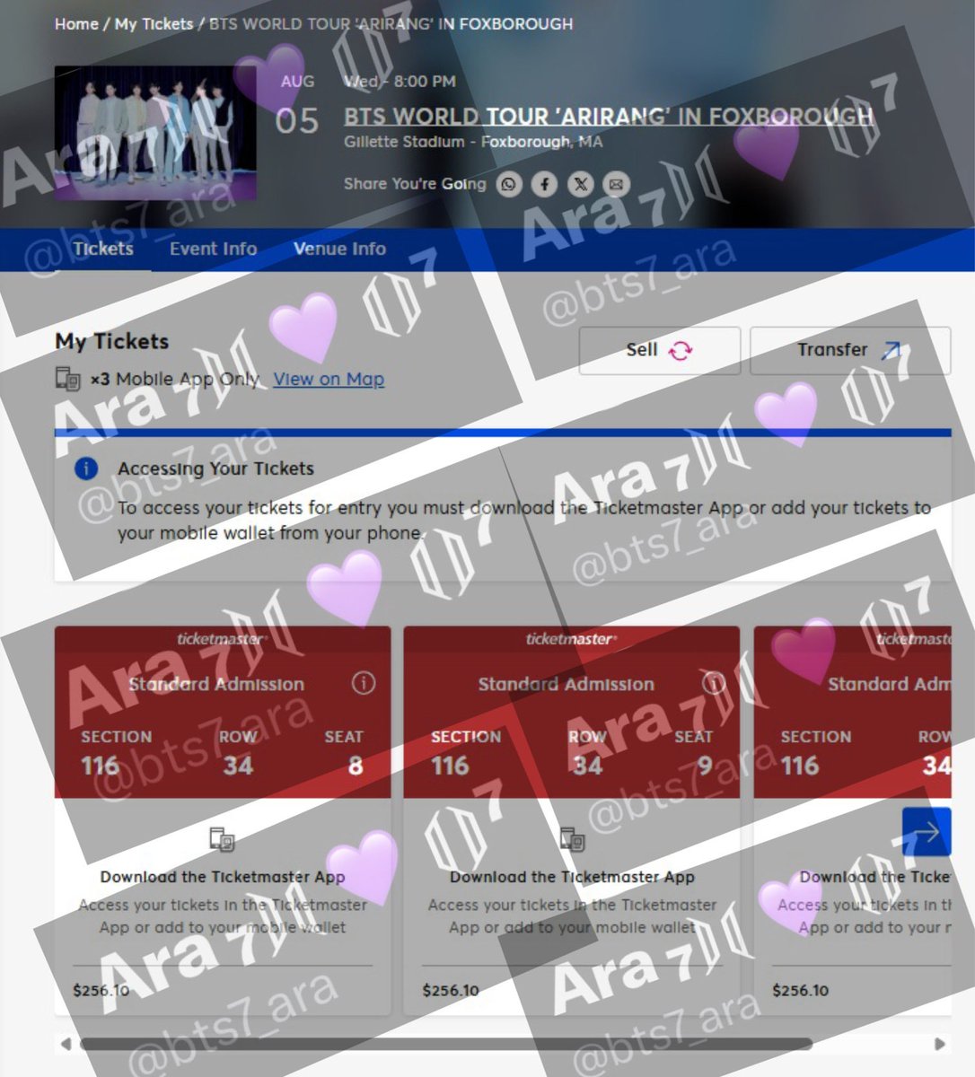 Ara ₇⟭⟬ 💜 ⟬⟭⁷ IS SEEING BTS tweet media