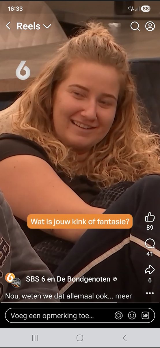 #Marlijn krijgt van Robbert de vraag wat haar kink of fantasie is....

Haar antwoord....jou doen

#debondgenoten #debedgenoten