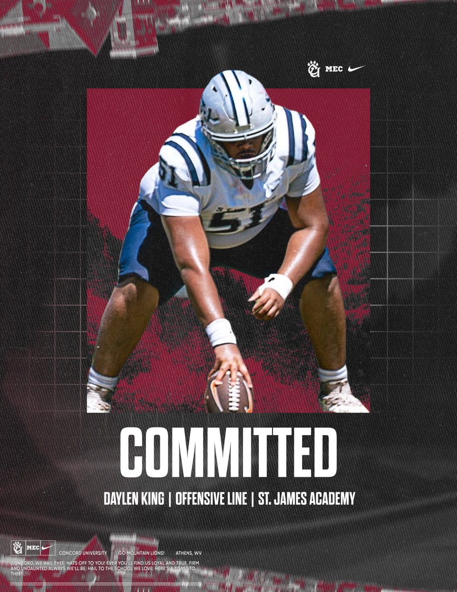 Concord University Football tweet media