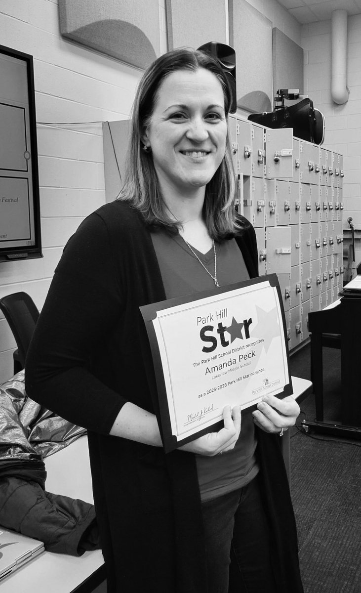 Congratulations to all of our PH Star nominees this month!
Mrs. Peck teaches beginners to play instruments and read music, building skills from the group up.  She provides students opportunities to share their new talents with pride.