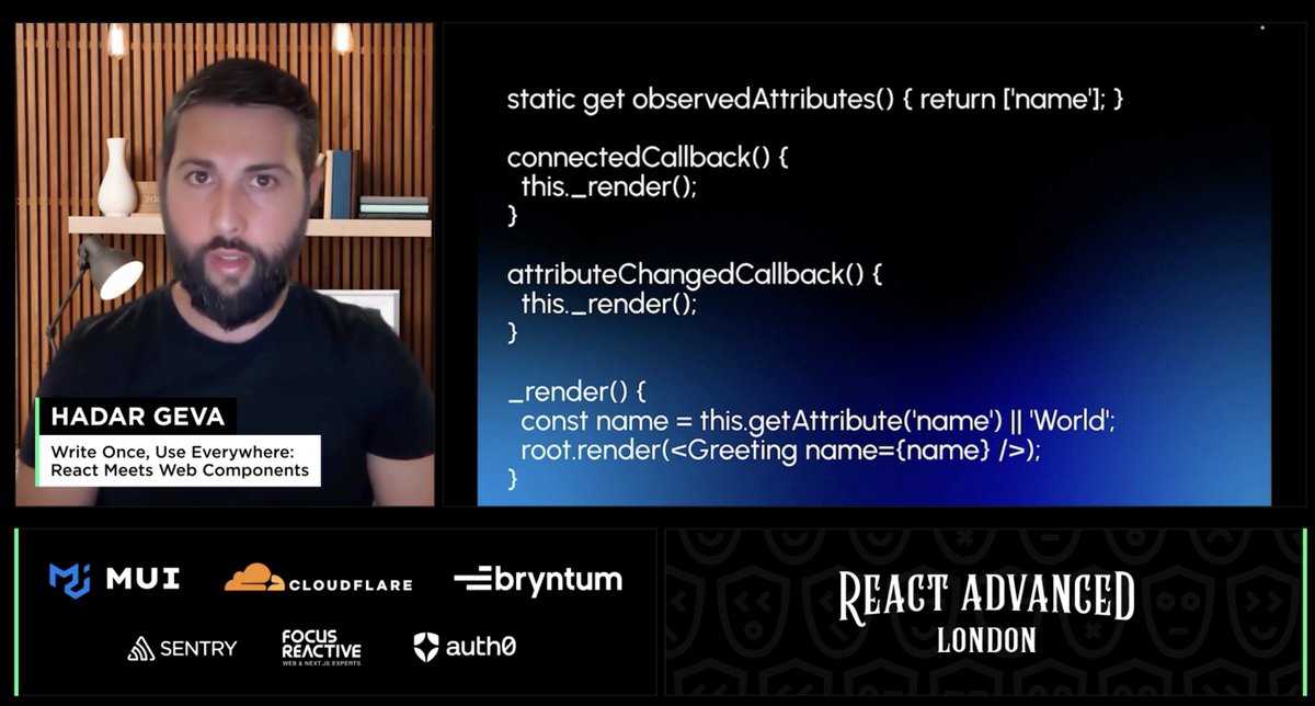 React Advanced Conference tweet media