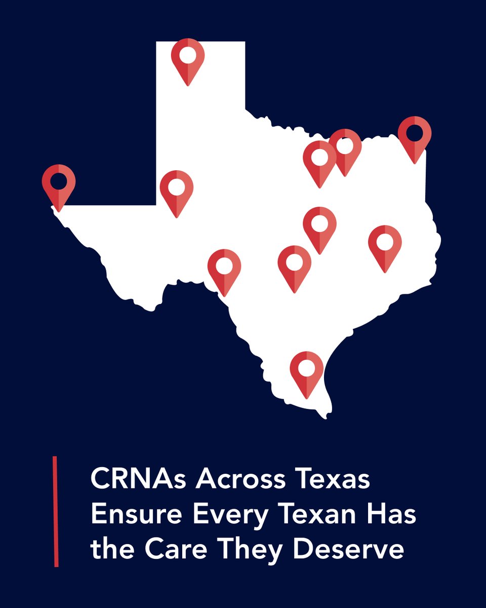 TxANACRNAs's tweet photo. Across Texas, from cities to rural towns, CRNAs are everywhere, ensuring Texans have access to safe anesthesia care. This is why Full Practice Authority matters. #TxANA #PatientRecognitionWeek #TexasCRNAs #PatientAccess #FullPracticeAuthority https://t.co/Nx3wMq4BqS