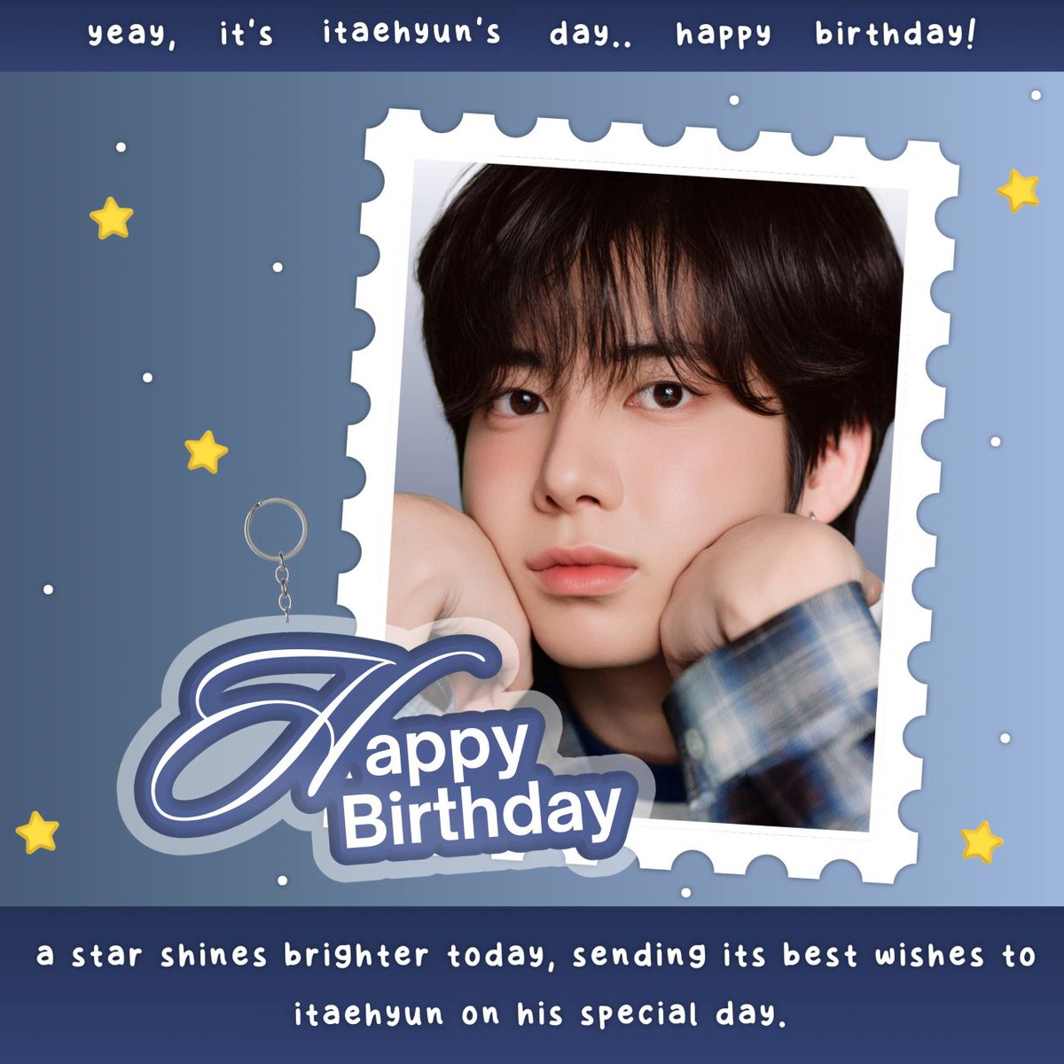 Beneath the boundless starlit sky, where dreams shimmer and wishes glow, <a href="/itaehyun/">ََ</a> shines like a gentle light. Today, the cosmos aligns in your name. May constellations weave your destiny with infinite harmony, guiding your journey in the universe's warm embrace.