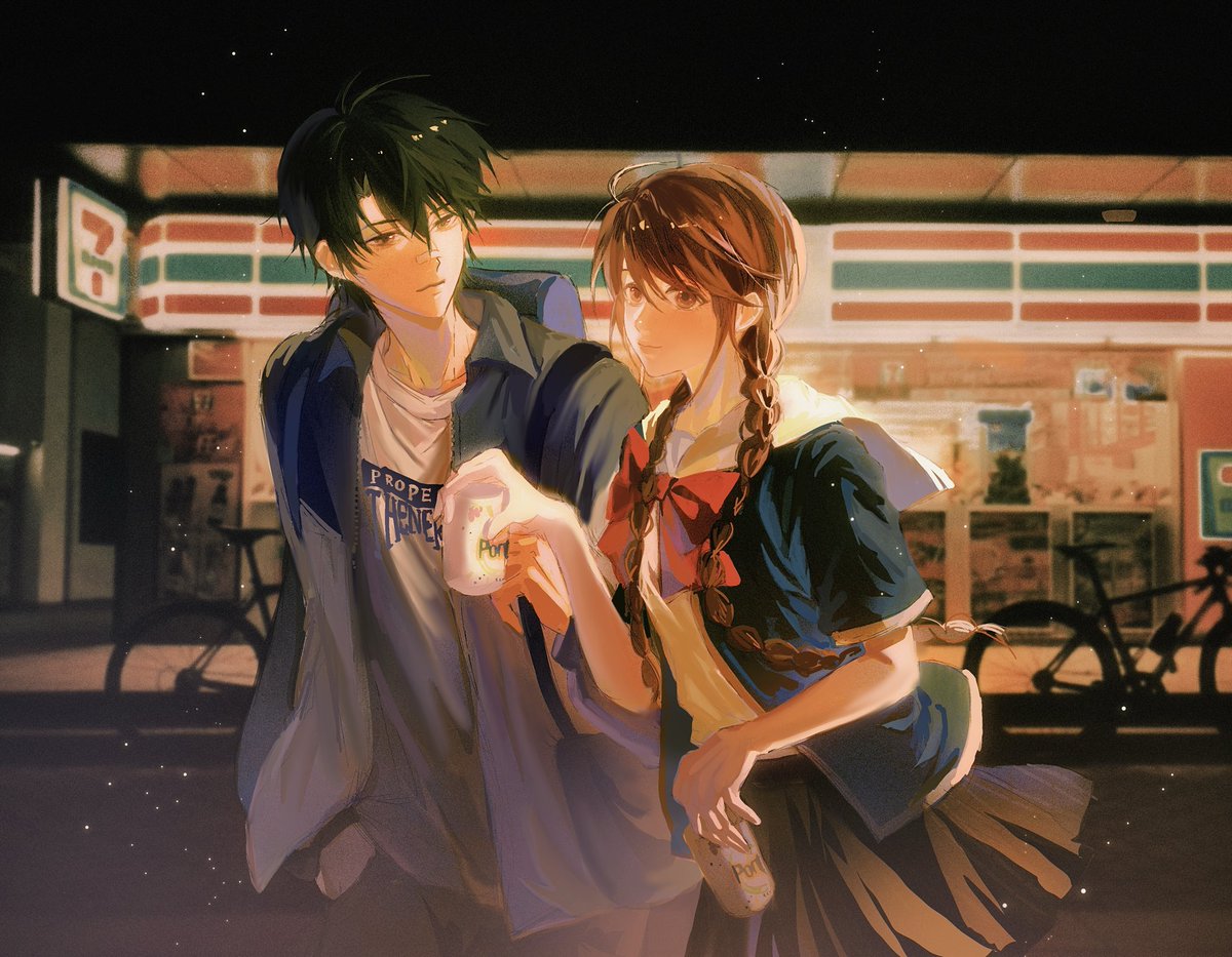 #リョ桜 
春風に酔う夜